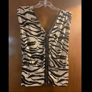 Charlotte Russe zippered tank top